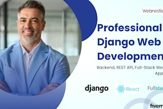 build a powerful django web app with restapi and admin panel
