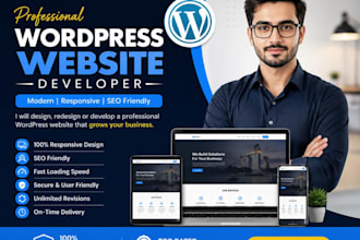 design a responsive SEO friendly wordpress website