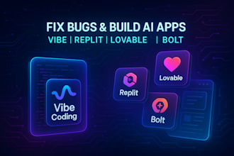 fix errors and bugs in your vibe coded website or app replit, lovable, supabase