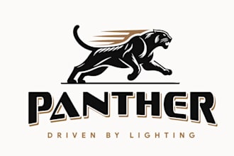 design wonderful panther logo in 24 hours