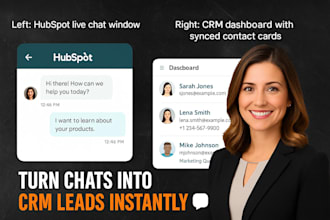 integrate your hubspot live chat with CRM for seamless automation
