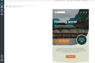 design responsive HTML email templates for mailchimp, hubspot, and gmail