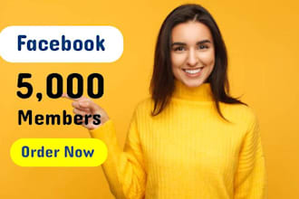 do organic facebook group promotion for member growth
