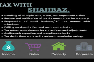 prepare individual and business tax returns with expert accuracy
