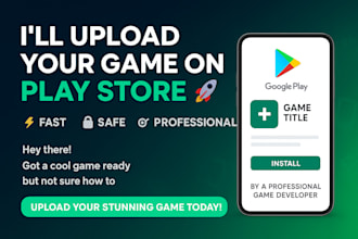 upload your game on google play store professionally