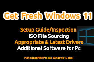 setup fresh windows 11