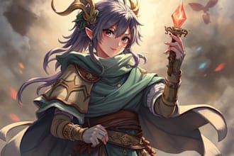 draw your fantasy character illustration