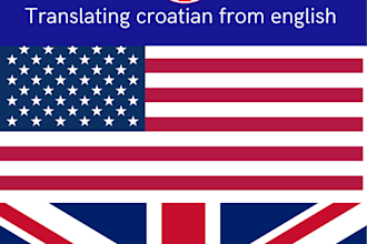 translate english to croatian and croatian to english accurately and fast