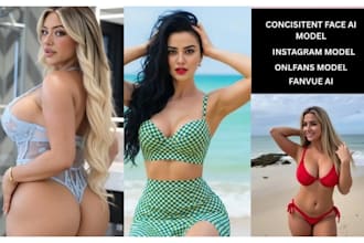 create realistic ai influencer model ai fanvue ai headshot lora training flux