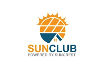 design spotless solar panel company logo