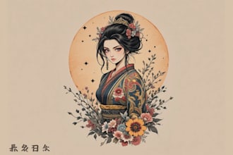 make a traditional japanese irezumi tattoo
