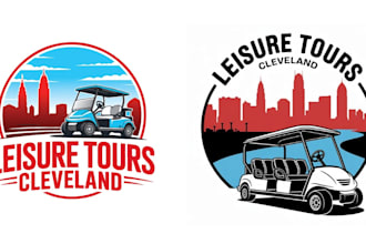 design a creative golf cart logo