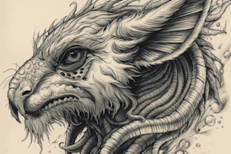 create custom and realism tattoo design