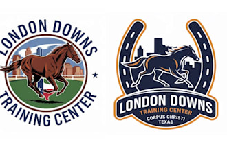 design an awesome horse training logo