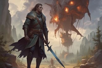 do dnd character art illustration commissions