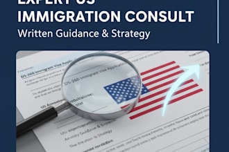 provide a written US immigration consult