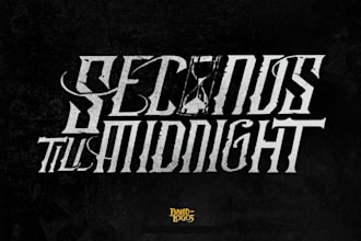 make a custom thrash metal logo