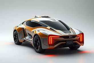 design and sketch the car or vehicle you want