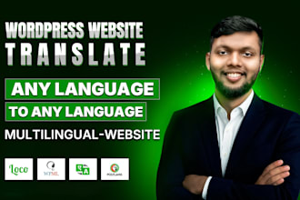 do translation of your wordpress websites using wpml or loco
