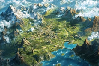 do fantasy map design