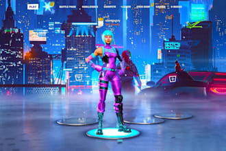 create a fortnite creative map lobby background