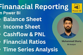 create financial reporting and dashboards in power bi