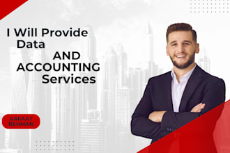 create data,accounting and finance work