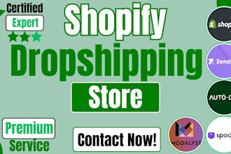 build shopify website shopify expert shopify redesign setup shopify store autods