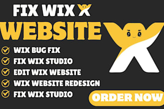 fix wix website wix bug fix wix website redesign edit wix website fix wix studio