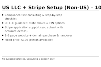 stripe setup for non US founders 10h