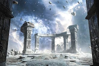 do 3d animated background for your game, twitch, youtube, vtube streaming