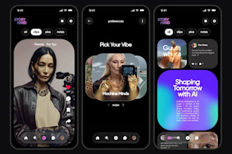 develop a modern ai chat app, video calling app dating app