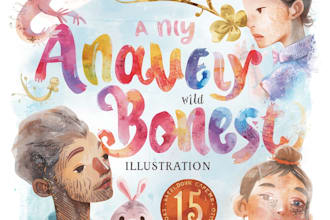 do hand drawn watercolor illustrations and children