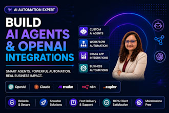 build ai agents and openai integrations for your