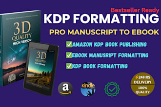 do amazon KDP book publishing, manuscript formatting ebook, KDP book formatting