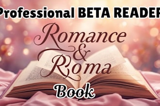be your romance and romantasy beta reader detailed report and character notes