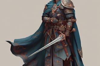 dnd character art and concept art