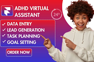 be your adhd virtual assistant for accountability, time management