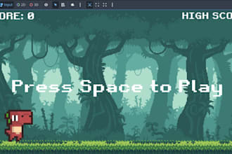 develop 2d godot game or 3d godot game mechanics and prototypes in godot