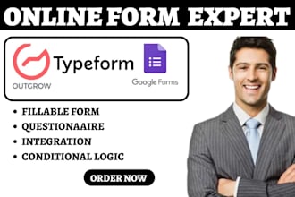 setup typeform google form tally form wpform contact outgrow jotform integration