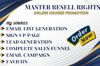 build master resell rights with email marketing campaign