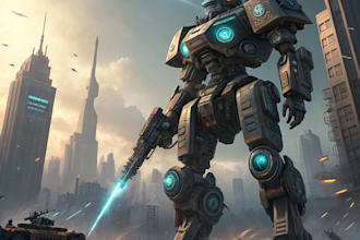 make custom robot mecha art