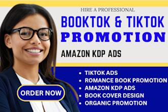 do romance book promotion using tiktok book promotion and amazon KDP ads