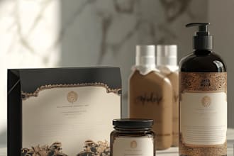 design premium coffee labels, pouch, bags, product packaging