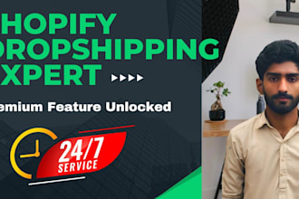 build premium shopify dropshipping store