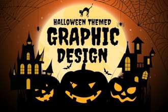 design black friday halloween themed spooky website graphic t shirt flyer design