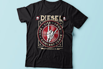 design screen print ready apparel graphics and tshirt art