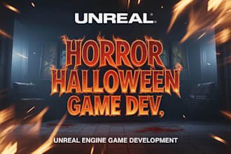 develop unreal engine game, horror halloween video game development