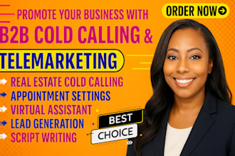 b2b lead generation cold calling virtual assistance and appointment setting sale