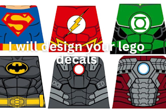 design your lego decal